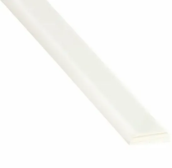 Lajsna drvena D-profil DL518 4x18x2400mm FSC bela Deli Home