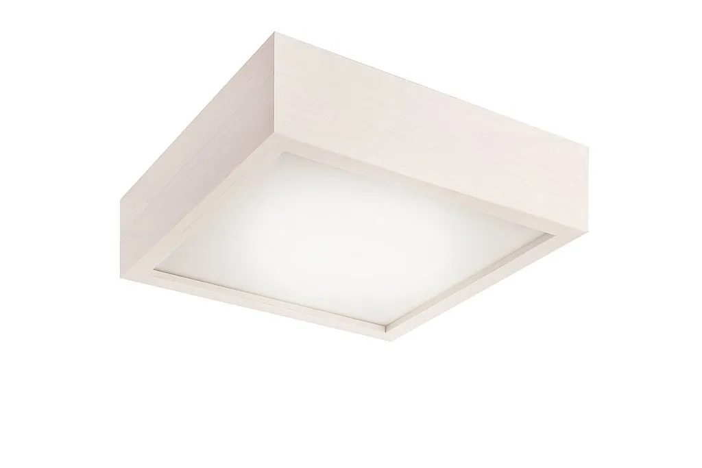 LD.PD 9.1 Plafonjerka 1x60W E27 275x275x80mm bela Lamkur