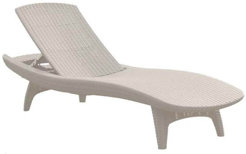 Ležaljka Pacific 197x75x40.4cm bela Keter