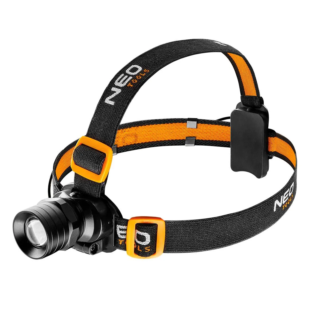 Led lampa za glavu maks. 250lm sa zumom crna Neo