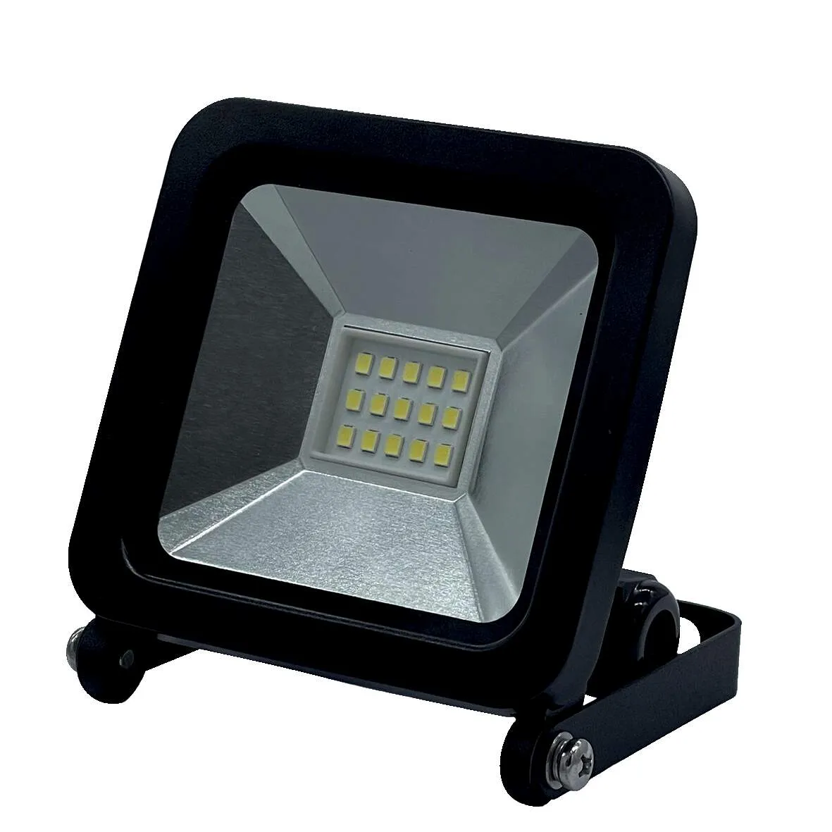 LED reflektor 10W 6000K 800lm IP65 IK06 crni Forres