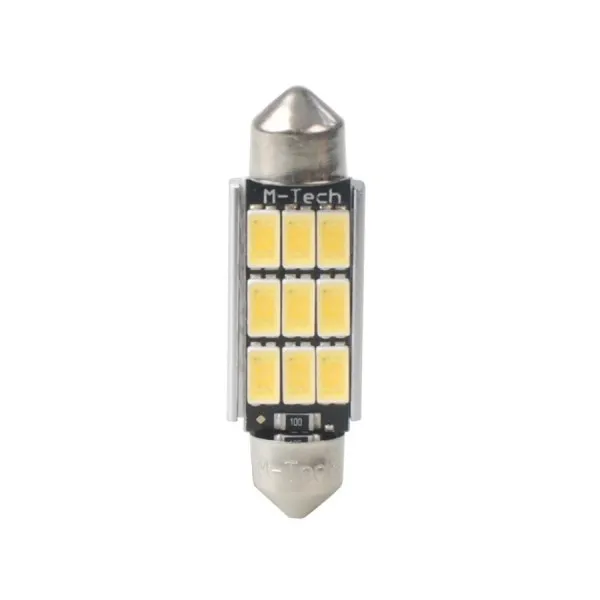 Led sijalica za auto C5W 36mm 12V 9xSMD5630 E5 bela 2/1 M-tech