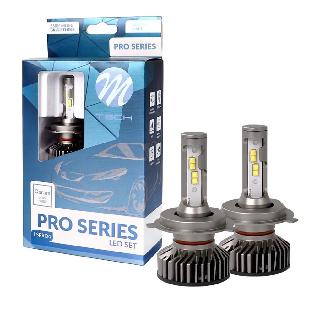 Led sijalica za auto PRO H4 12V (9V-16V) 40W 2/1 M-tech