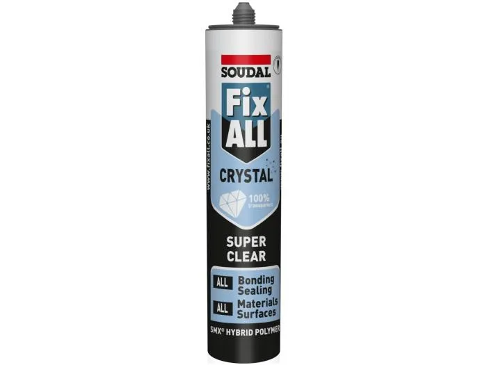 Lepilo i kit Fix All Crystal 290ml providni Soudal