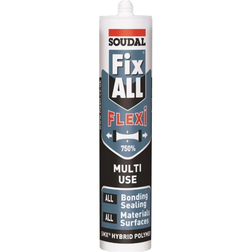 Lepilo i kit Fix All Flexi 290ml crni Soudal