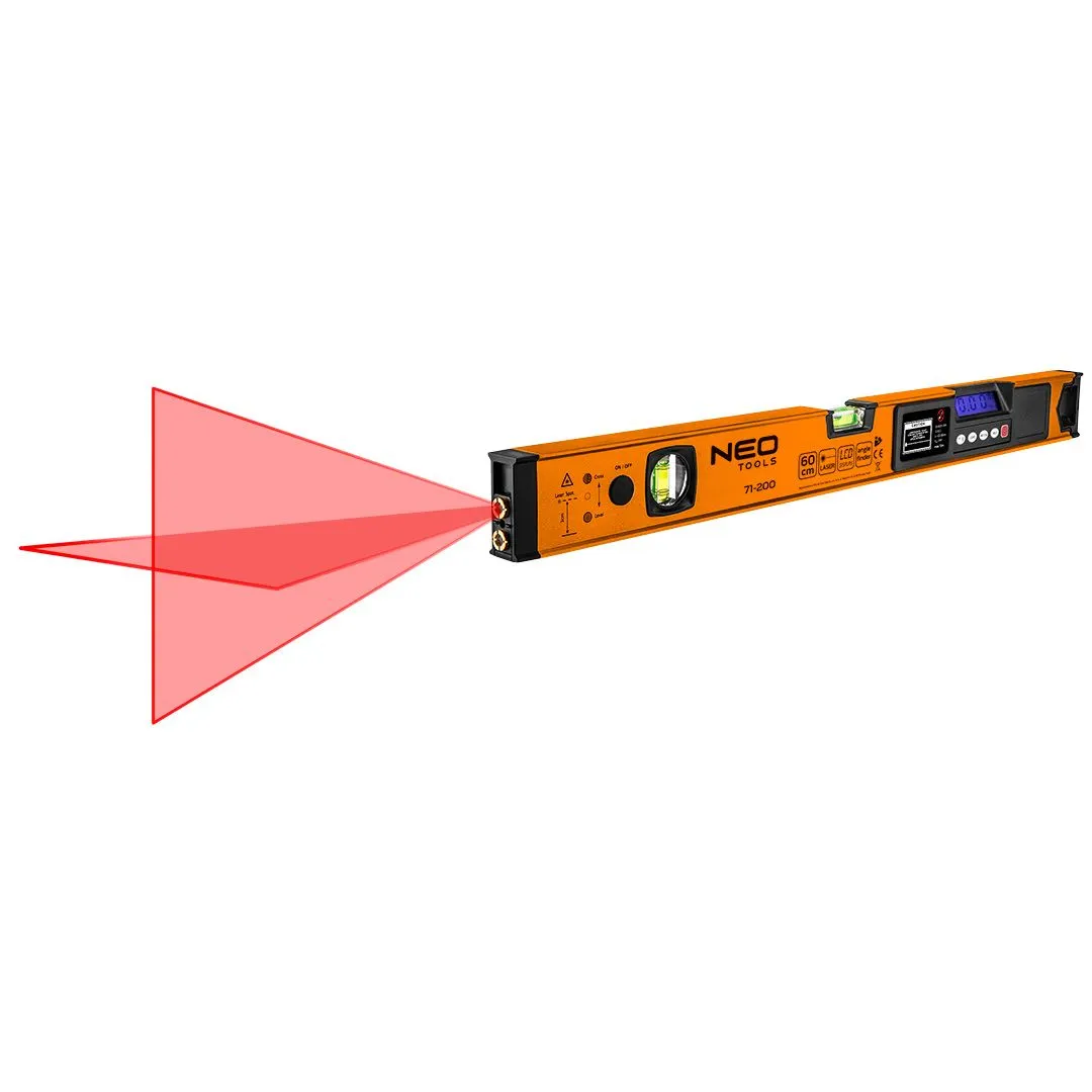 Libela 60cm sa laserom i LCD displejom Neo