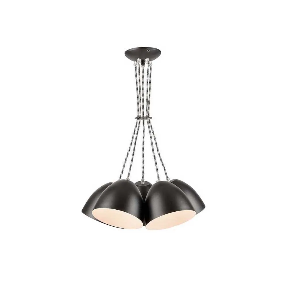 LM 5.73 Luster LIVIA 5x60W E27 480x650mm grafit