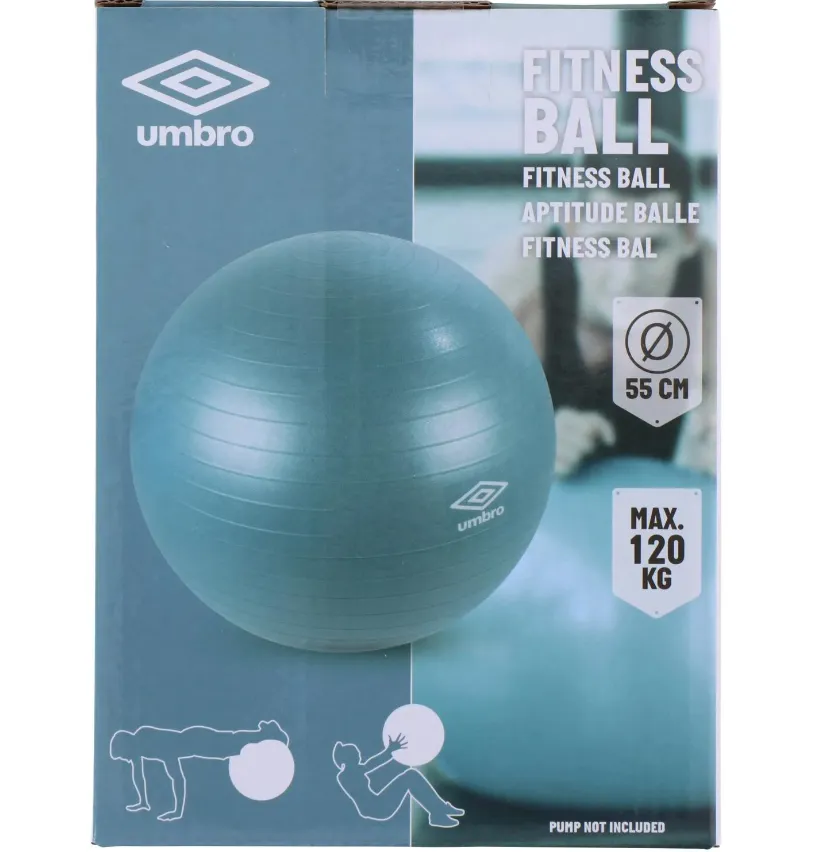 Lopta za fitnes fi 55cm golub. siva Umbro