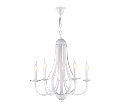Luster Amanda 5xE14 beli Elmark