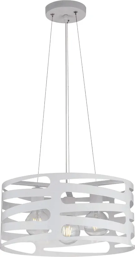 Luster Helix 3x60W E27 400mm bela Elmark