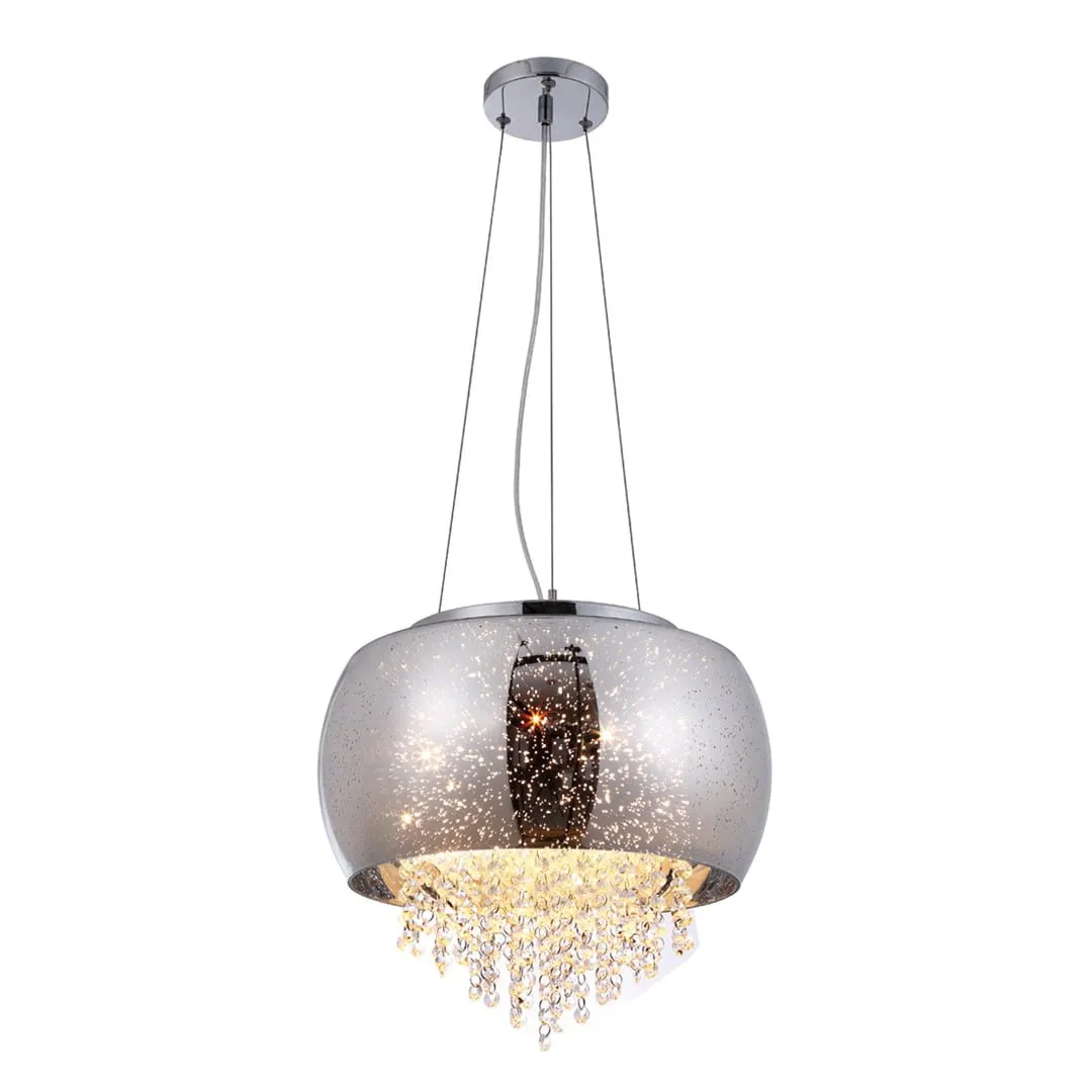 Luster Starlight 3xE14 40W boja srebra Milagro