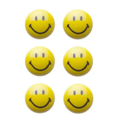 Magneti Smiley 6/1 žuti Zeller