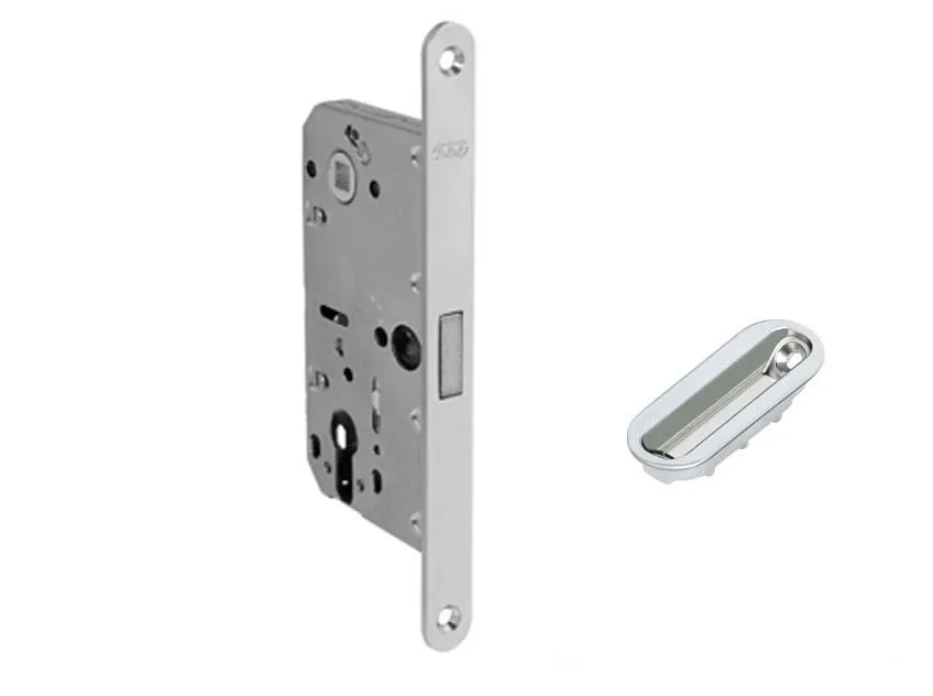Magnetna brava Mediana Polaris 80mm na cilindar  hrom mat AGB