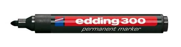 Marker Permanent 1.5-3mm Edding 300 crni