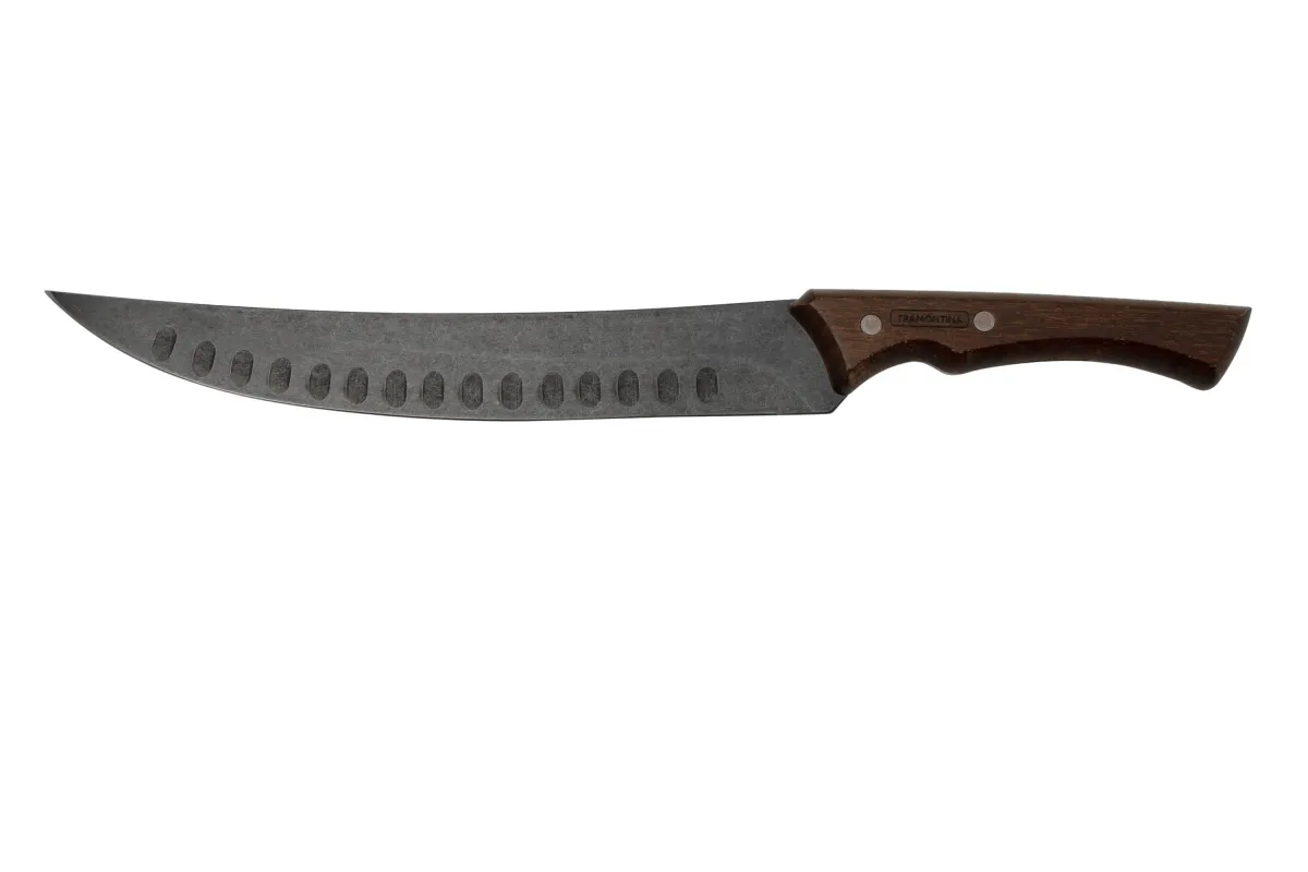 Mesarski nož Churrasco 25cm crni/braon Tramontina