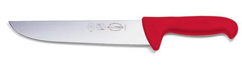 Mesarski nož za sirovo meso ErgoGrip 26cm crveni
