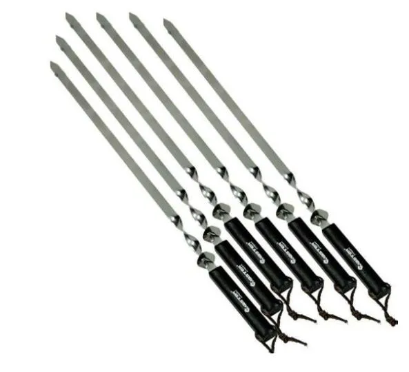 Metalni štap 60cm za ražnjiće sa ručkom 6/1 Master grill&party