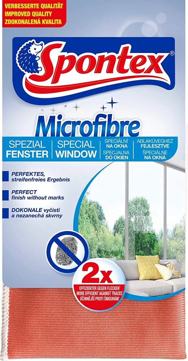 Mikrofiber krpa Window 35x35cm Spontex