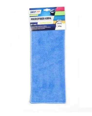 Mikrofiber krpa za auto 30x40cm super soft SkyCar