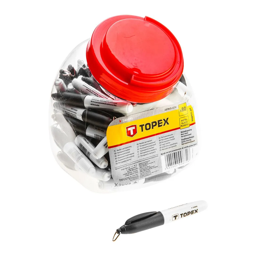 Mini marker crni Topex