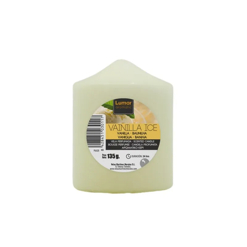 Mirisna sveća - vanila 135g mlečno bela Velas Lumar