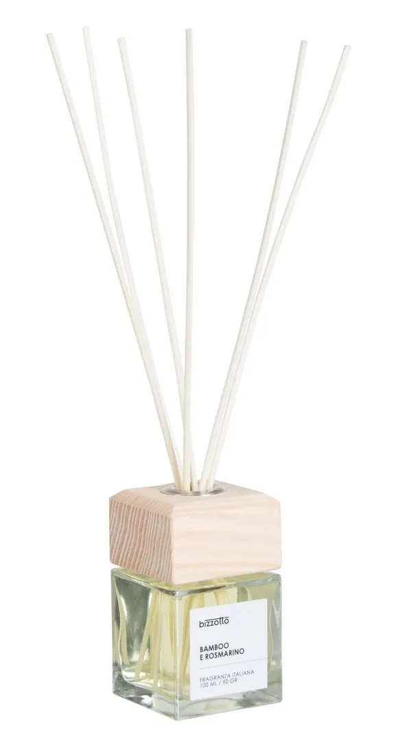 Mirisni difuzer Bamboo and rosemary 100ml sa 6 štapića Bizzoto