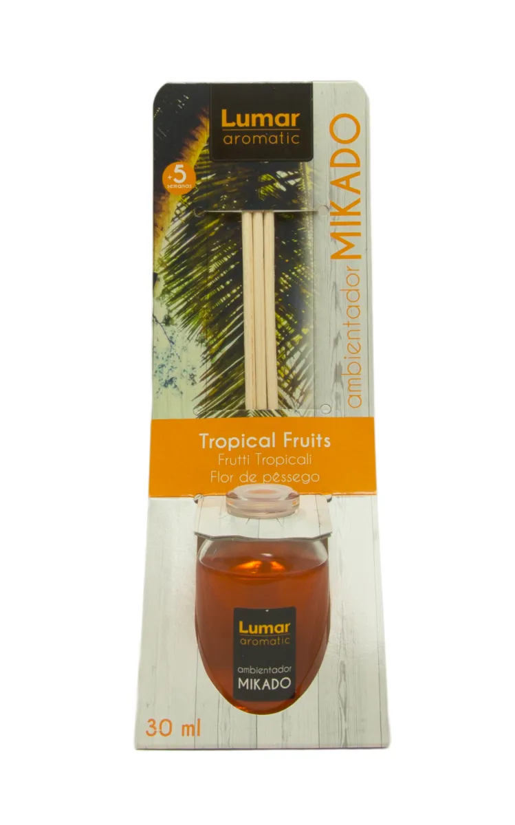Mirisni difuzer sa štapićima Mikado Tropical fruits 30ml Lumar