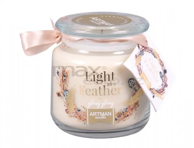 Miris.sveća Year-round-jar Light as a Feat. 11cm bež u tegli Artman