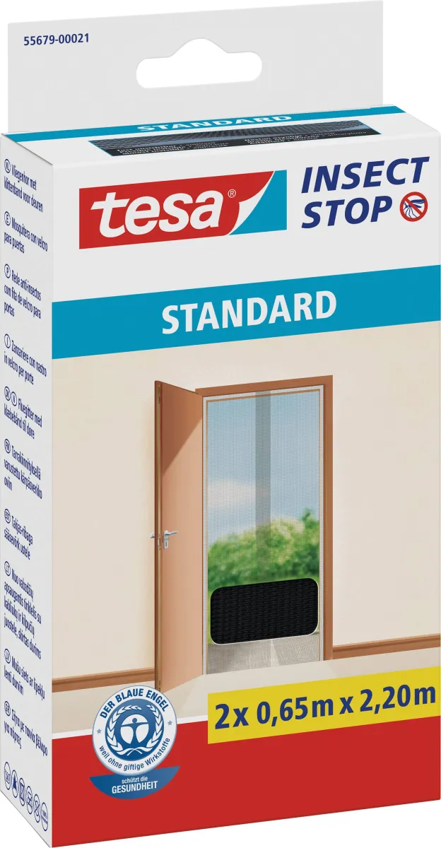 Mreža za ins. sa čičak trakom za vrata Standard 220x65x220cm antracit
