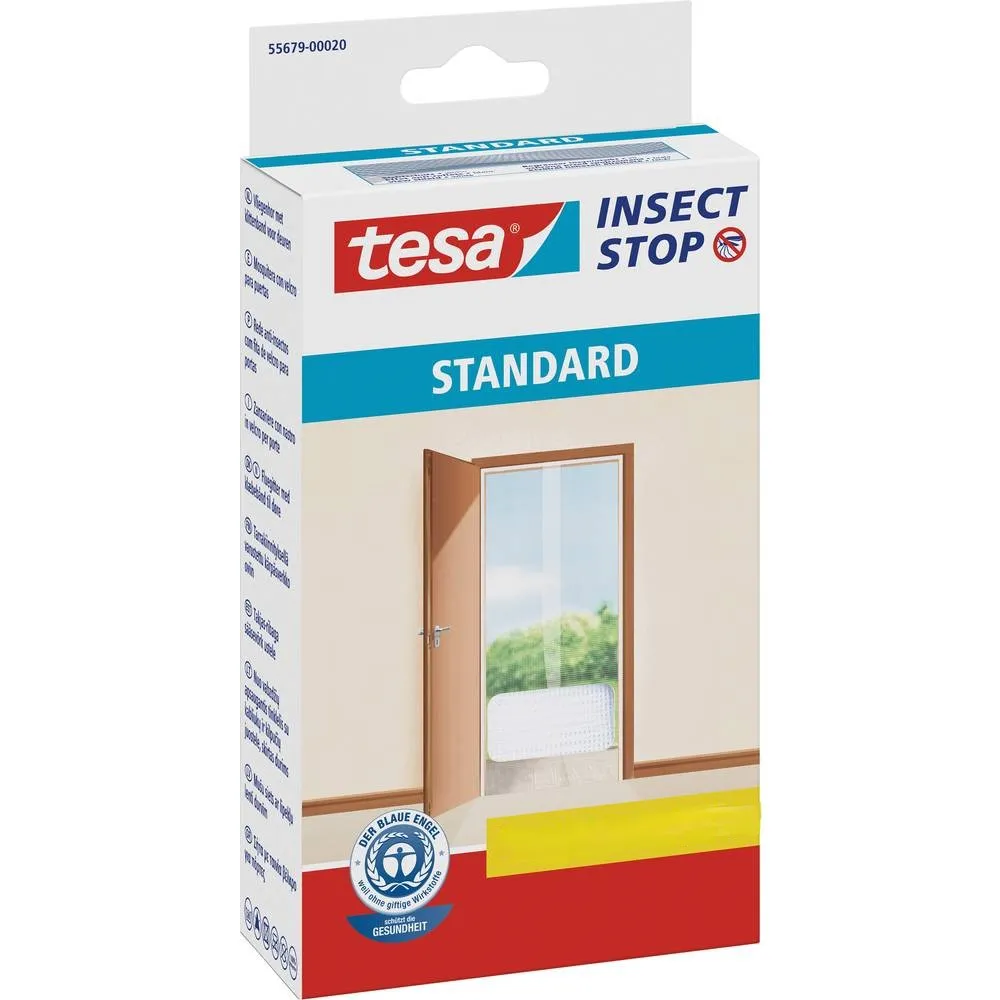 Mreža za ins. sa čičak trakom za vrata Standard 220x65x220cm bela Tesa