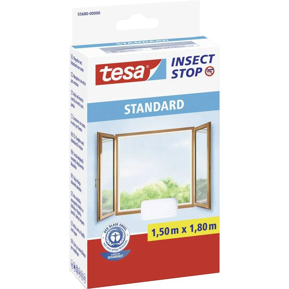 Mreža za insekte 150x180cm Stadard sa čičak trakom bela Tesa