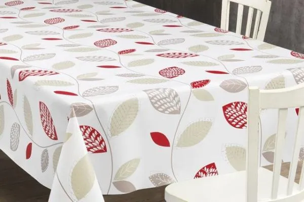 Mušema za sto 140cm crveni listovi Patifix
