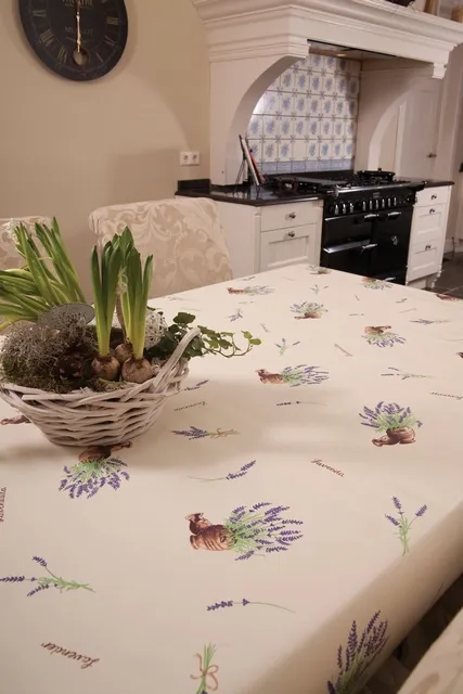 Mušema za sto 140cm dezen lavanda Patifix