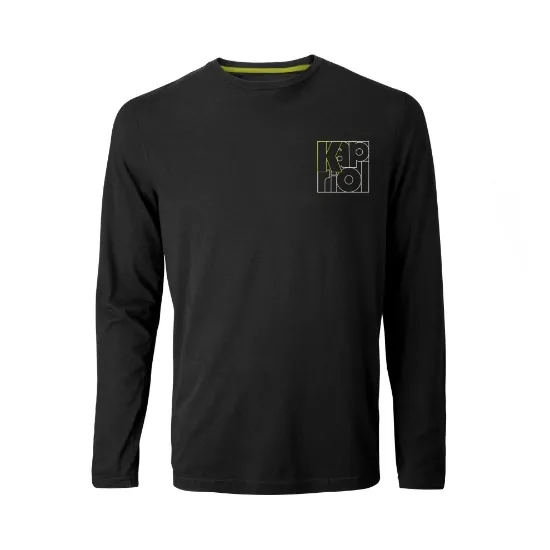 Muška majica Enjoy dugi rukav vel. XXXL 180g/m2 crna Kapriol