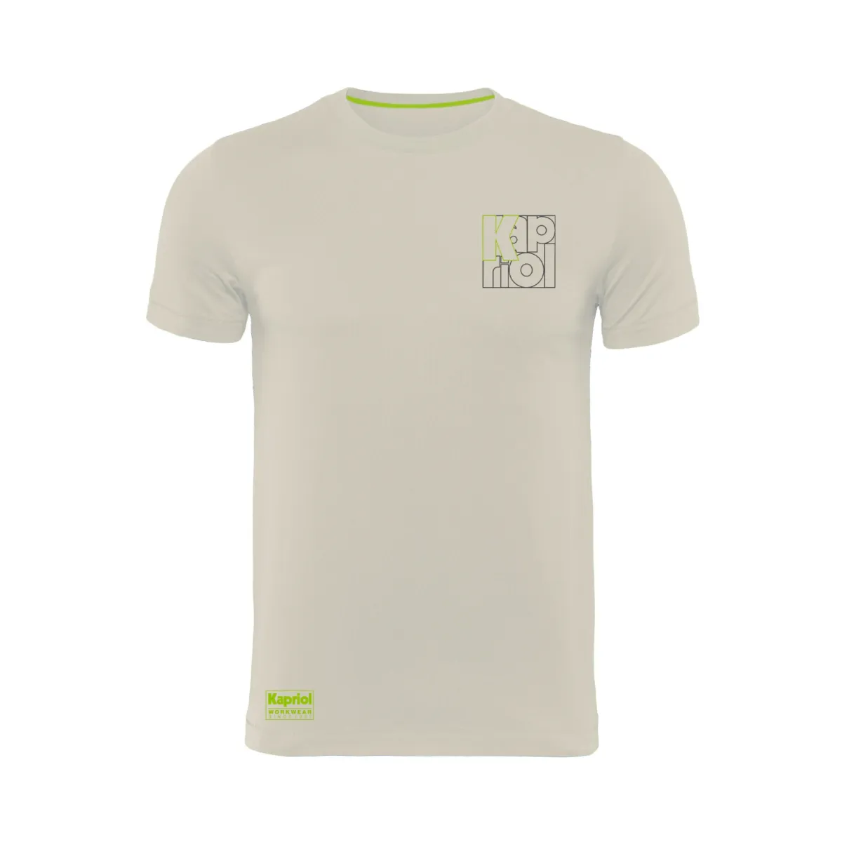 Muška majica Enjoy kratki rukav vel. M 180g/m2 bež Kapriol