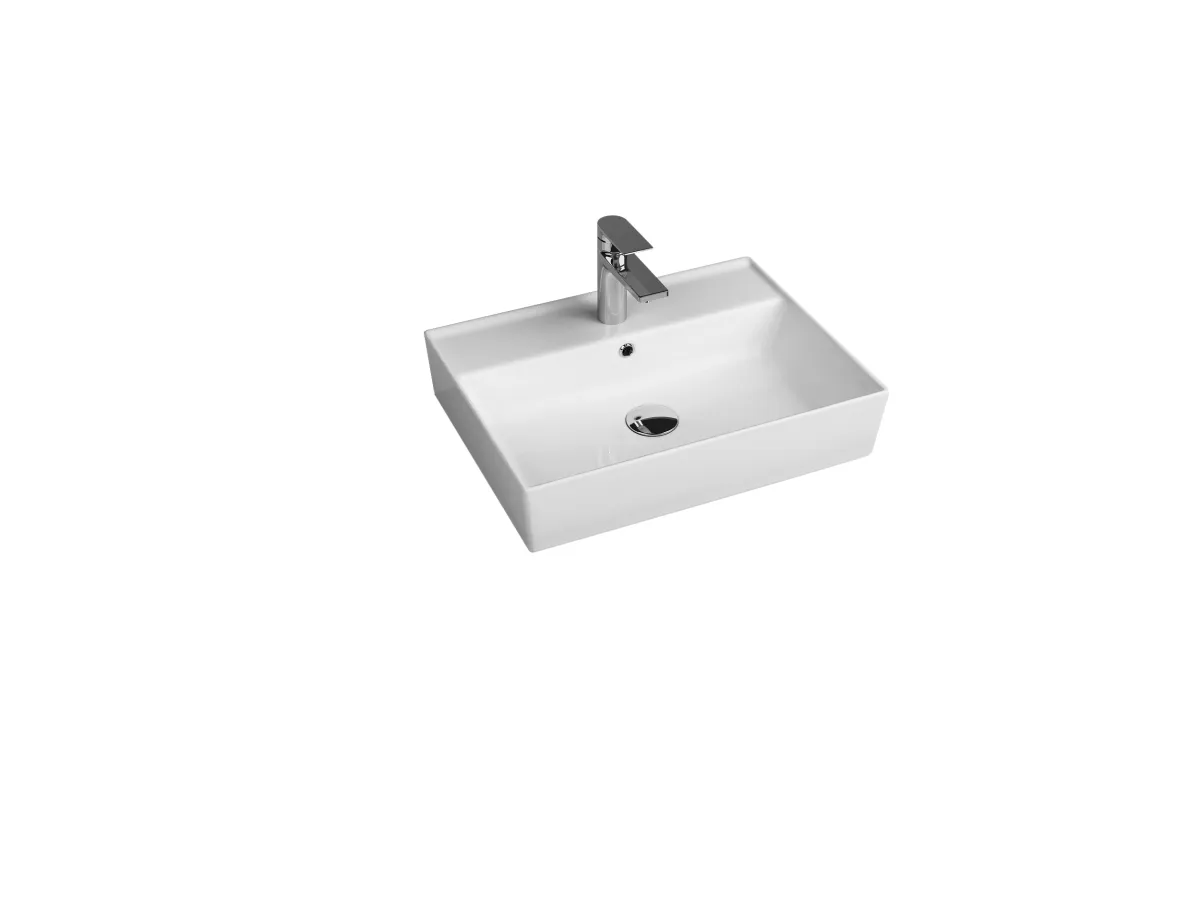 Nadgradni umivaonik 45x55cm beli Quarter Bath