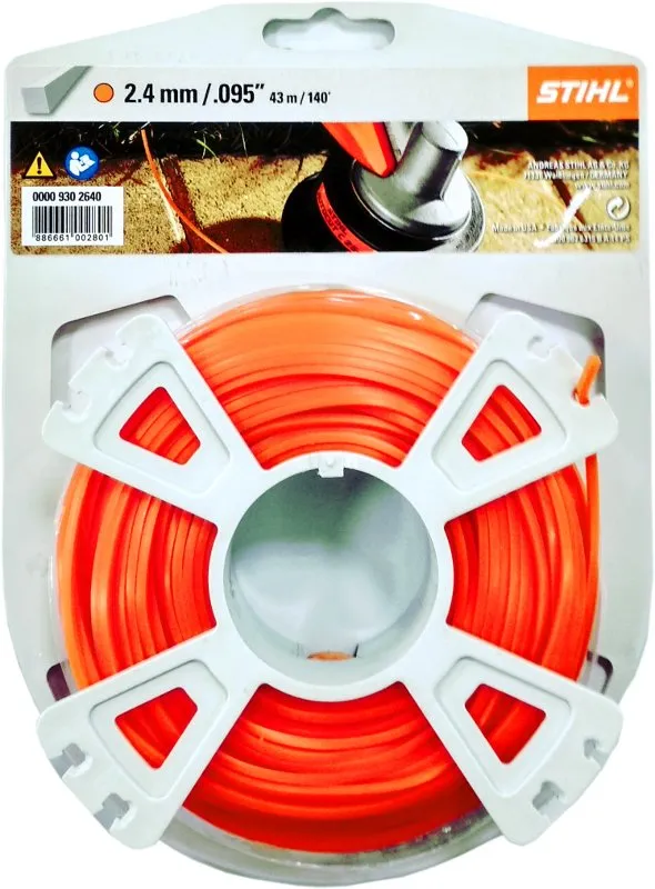Najlon za trimer za travu kocka 2.4mm 43m Stihl