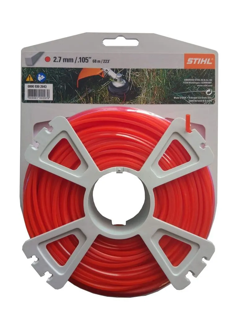 Najlon za trimer za travu kocka 2.7mm 68m Stihl