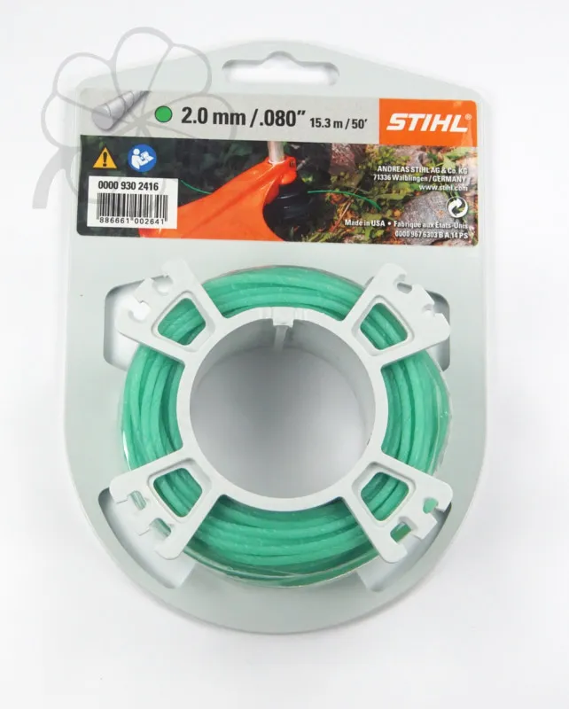 Najlon za trimer za travu okrugli 2.0mm 15.3m zeleni  Stihl