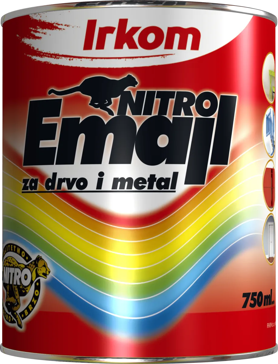 Nitro emajl svetlo plavi 0.75l Irkom