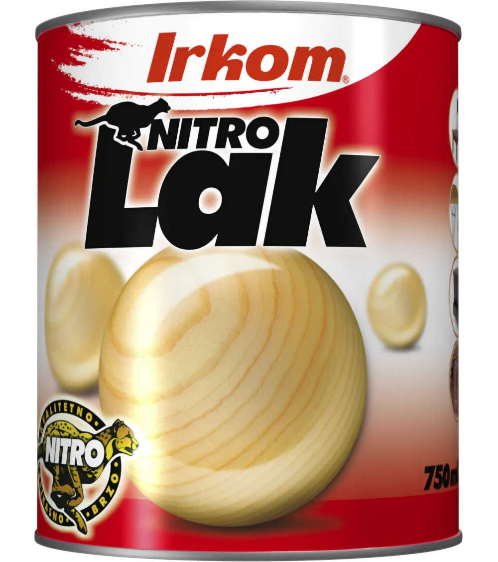 Nitro lak bezbojni sjajni 0.75l Irkom