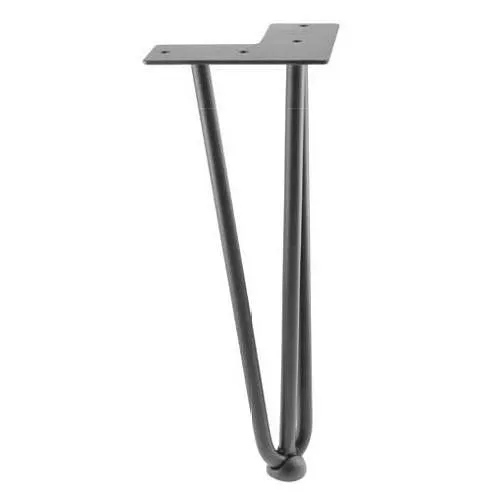 Noga za sto ARTO sa stopicom 12x304mm 3 šipke crna GTV