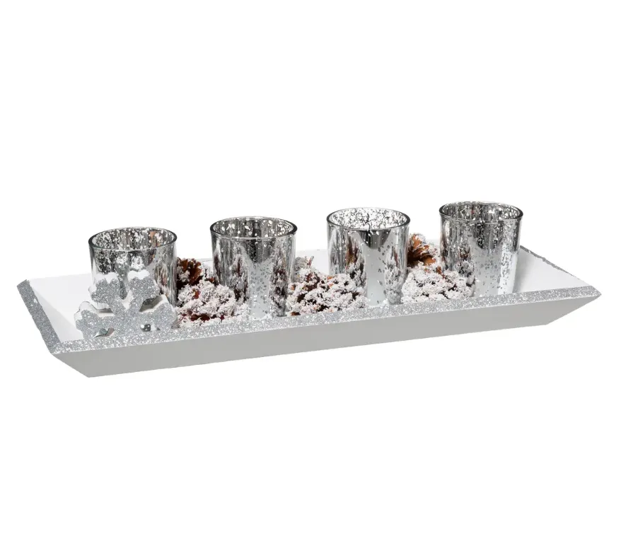 Novog. držač za 4 sveće 35x13.5cm Atmosphera C. D Interieur
