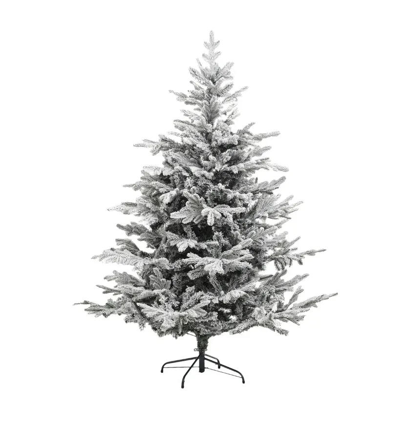 Novog. jelka Frosty 210cm zelena sa belim vrhovima Feeric Lights and Christ