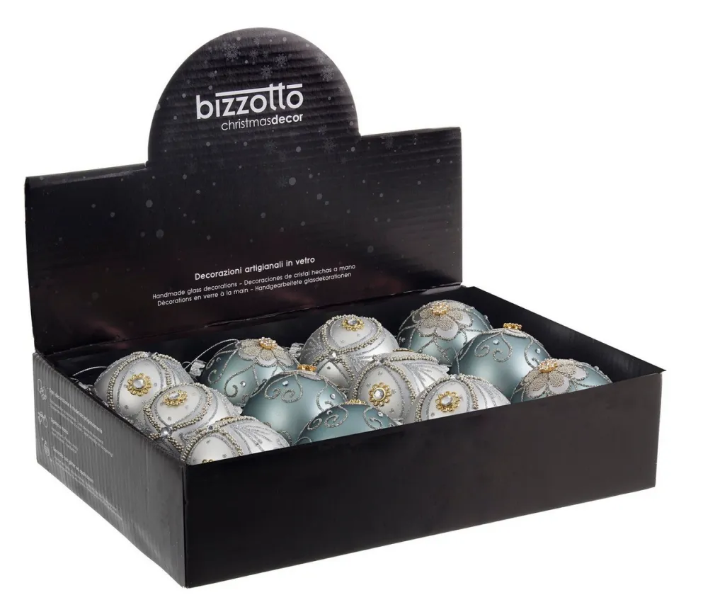 Novog. kićanka-kuglica Vicky fi 8cm 1/1 sort Bizzotto
