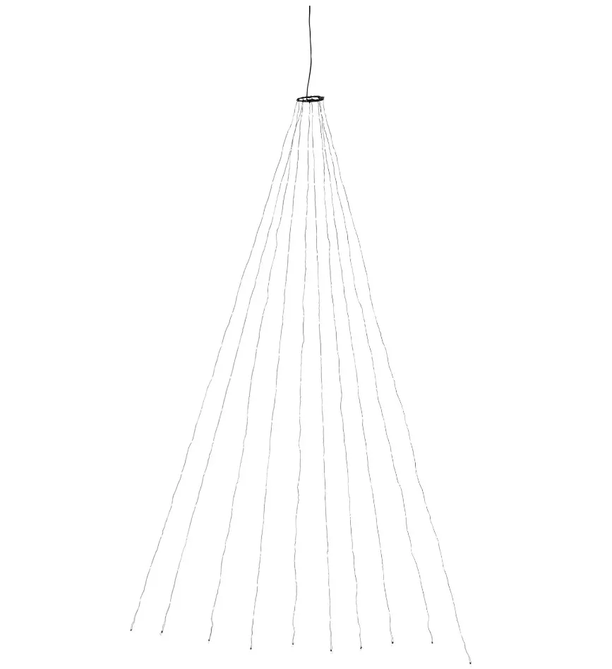 Novog. lampice 170 Microled hladno bele-10 traka visine 165cm Feeric