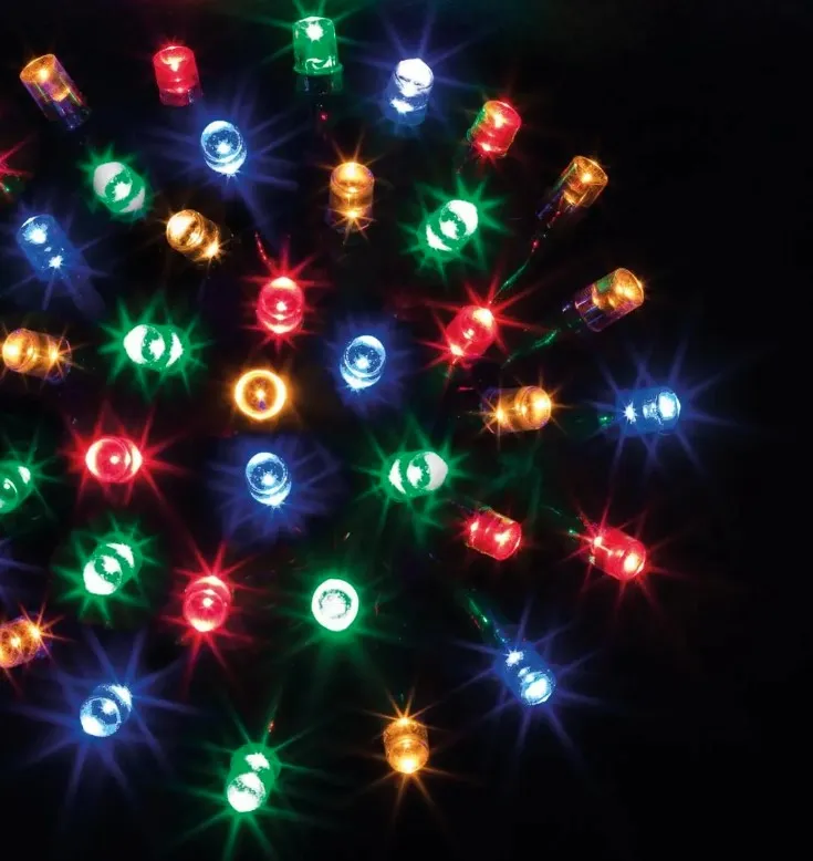 Novog. lampice 320 LED raznobojne 8 funkcija 32+5m Feeric