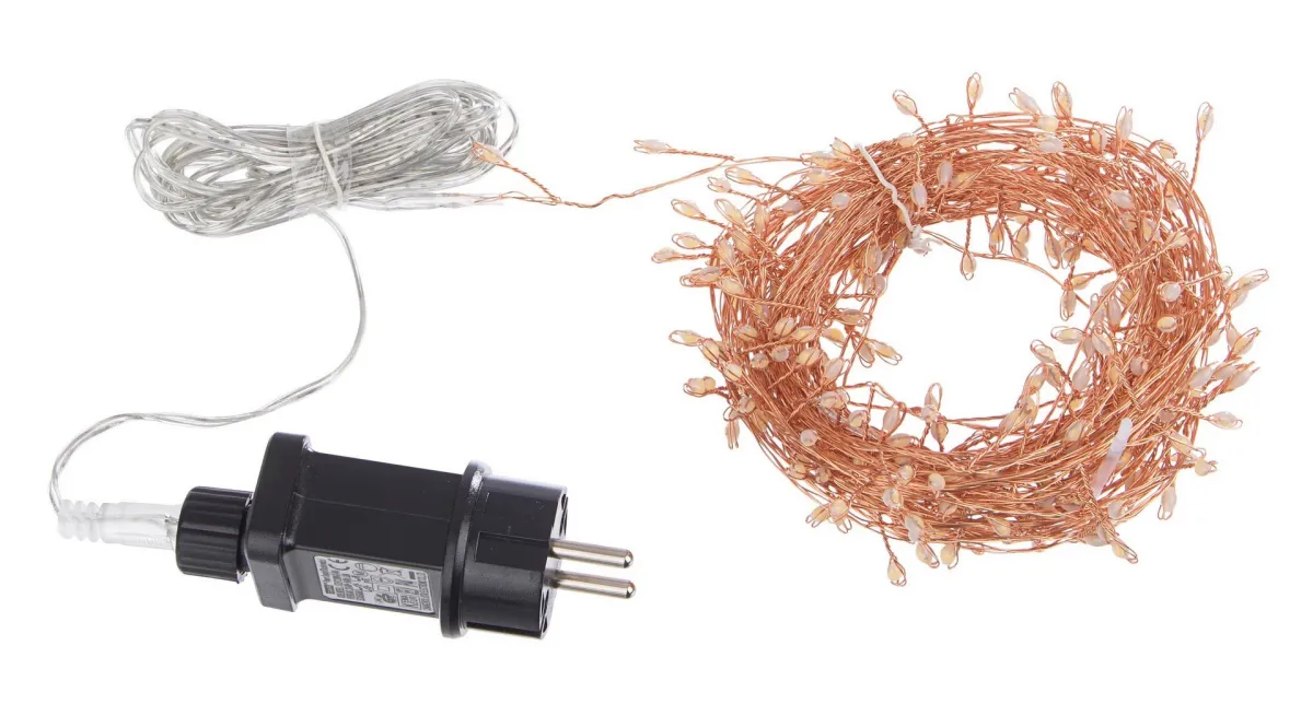 Novog. lampice Snake Classic Cop 300 Led 3+15m žute Bizzotto