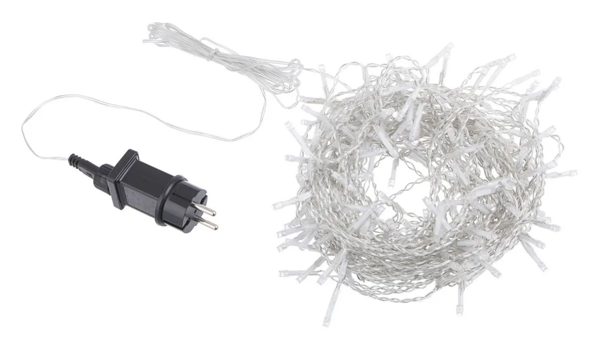 Novog. lampice u obliku zavese 200 Led bele Bizzotto