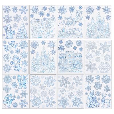 Novog. nalepnice za staklo 30x42cm sort Feeric Lights and Christmas